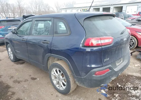 2014 Jeep Cherokee Sport из США, поврежденный, VIN 1C4PJLABXEW318659